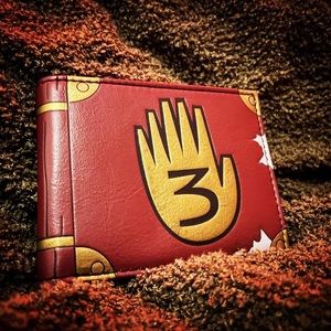 NEW Gravity Falls Cartoon Disney Show Wallet Unisex Book #3 Dipper Pines Cipher